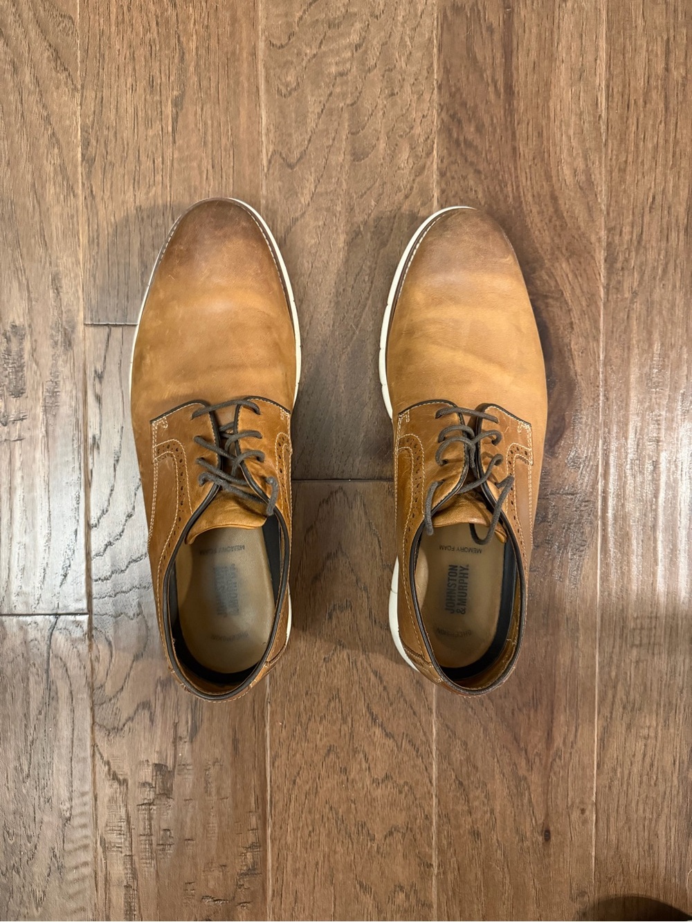 Johnston & Murphy Tan Leather Shoes